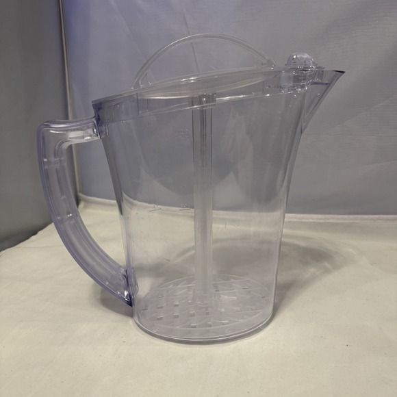 Pampered Chef Quick-Stir Pitcher 2 QT/Liter Mixing Pitcher Clear Acrylic USA - Picture 3 of 8